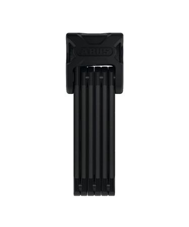 Abus folding lock on Bordo 6000K with SH -lock holder - 2 Set - Bicycle locks with Xplus cylinder for high manipulation protection - ABUS Security level 10 - Length 120 cm 120 cm black