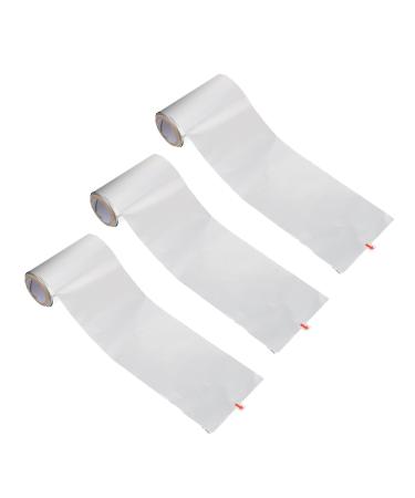 Ipetboom 3 Rolls Perm Tin Foil Hair Foil Aluminum Tin Foil Nails Tools Pro Tools Silver Foil for Highlighting Hair Coloring Foils Highlighting Tin Foil Hair Perm Tool Embossed Nail Polish