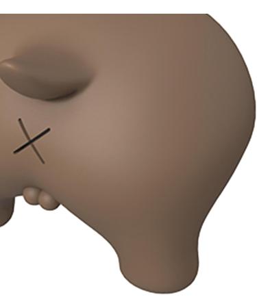 Generic Dog Toothpaste Pooping Cap Pooping Dog Butt Toothpaste Topper Squeezing Toothpaste Artifact Dog Butt Toothpaste Cap Brown - Buy Online on GoSupps.com