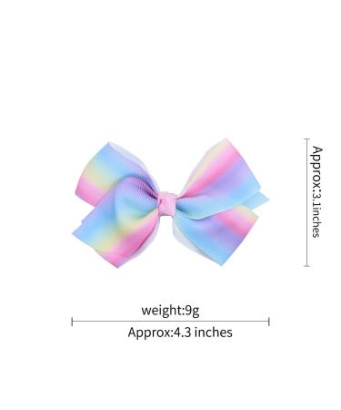 30 Pcs Unicorn Hair Bows Grosgrain Ribbon Alligator Clips - 5 Inch Hair Accessories for Girls - Buy Online on GoSupps.com