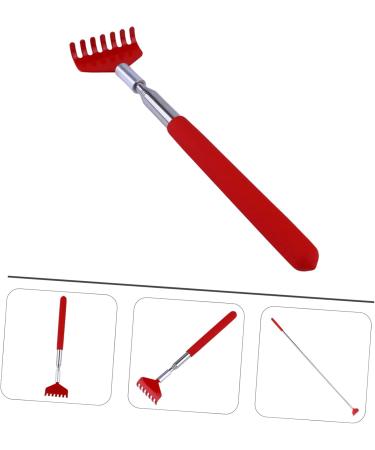 Buy Minkissy 2pcs Telescopic Tickle Rake Red Scraper | Multifunctional Stainless Steel Tool for Efficient Cleaning - International Shipping Available - Buy Online on GoSupps.com