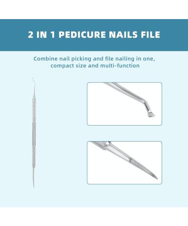 Long Handled Stainless Steel Toenail Clippers for Seniors - Precision Ingrown Toenail Scissors for Thick Toenails - Buy Online on GoSupps.com