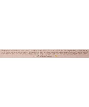 Pretty Vulgar Defined Brilliance Eyebrow Pencil - Dual-Sided Definer for Natural, Long-Wearing Brows - Vegan, Gluten-Free, and Cruelty-Free - Classy Broad (Taupe) - 0.35g/0.012 oz - Buy Online on GoSupps.com