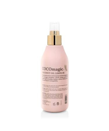 Cocomagic 10-in-1 Leave-in Hair Treatment with Coconut Oil - Hydrate, Detangle, and Prevent Frizz for All Hair Types - 8 oz, Paraben and Cruelty Free, Made in USA - Buy Online on GoSupps.com