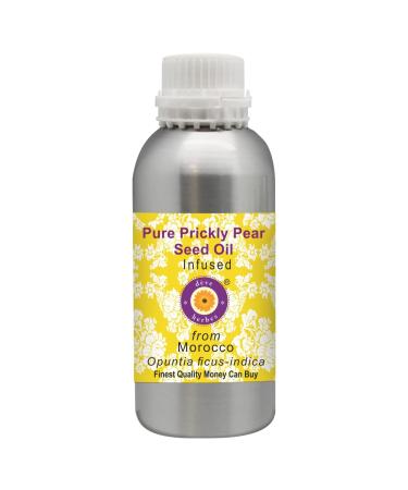 Deve Herbes Deve Herbes Pure Prickly Pear (Opuntia ficus-Indica) Seed Oil 100% Natural Therapeutic Grade Infused 630ml