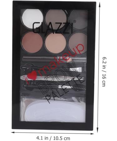 Didiseaon 4 Sets Eyebrow Powder Set Eyebrow Brush Eyebrow Sissor Kit Ow Kit Cosmetic Supply Make up Miss - Buy Online on GoSupps.com