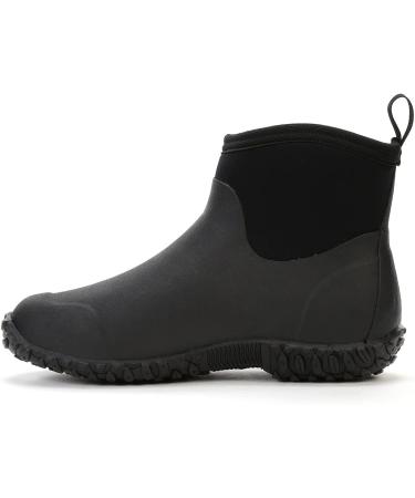Muckster II Ankle-Height Men's Rubber Garden Boots Size 10 Black - Waterproof and Comfortable - Buy Online on GoSupps.com