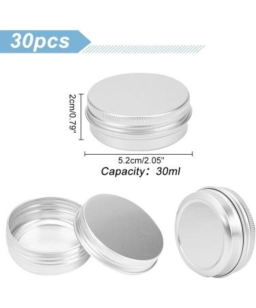 PandaHall Elite 30ml Aluminum Box - Column Design Platinum Finish Silver - Perfect for International Shipping - Buy Online on GoSupps.com