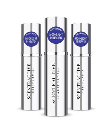 CA Perfume Impression of Moonlight In Heaven For Women & Men Replica Version Fragrance Dupes Concentrated Long Lasting Eau de Parfum Spray Refillable Atomizer Bottle 0.17 Fl Oz/5ml-X3 BY KLN MOONLIGHT IN HEAVEN IMPRESSION 0.51 Fl Oz (Pack of 1)