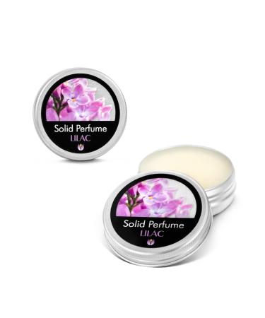 Flowerland Solid Perfume - Portable Pocket Balm Perfume Perfect for Travel Use - Natural Fragrance Parfum for Men and Women - Natural & Vegan - Lilac (30ml)