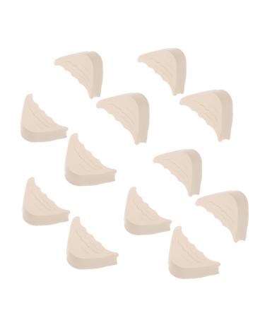 Hemoton 18 Pairs Half Size Padded Toe Plug Toe Protectors for Heels Toe Cushions for Shoes Boot Insoles High Heel Shoe Front Filler Accessories Men and Women High Elastic Sponge High Heels