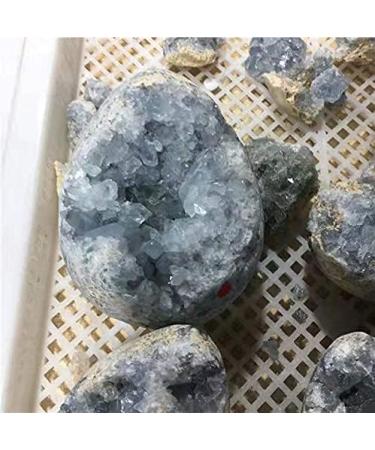 1pc Natural Quartz Crystal Blue Celestite Cluster geodes for Home Decoration 500-600g - Buy Online on GoSupps.com