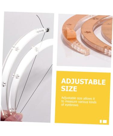 Mipcase 1 set Bow Level Eyebrow Ruler Horizontal Shape Mapping Measuring Shaper Marker Line Tool Shaping - Buy Online on GoSupps.com