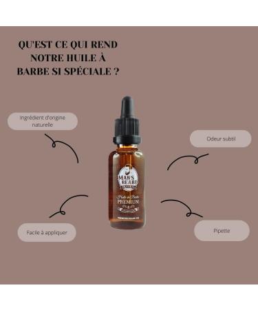 Man's Beard Premium Beard Oil - Buy Online on GoSupps.com
