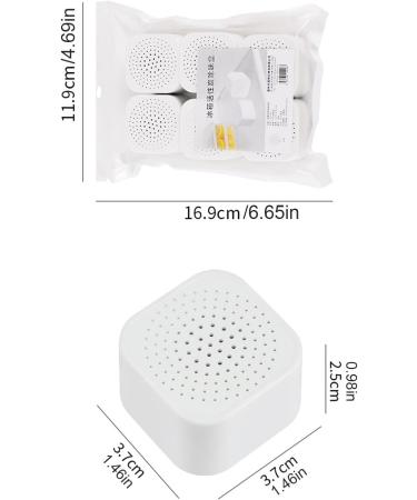 Natural Odor-Free Activated Carbon Fridge Air Freshener | Refrigerator Deodorizer & Electronic Sterilization | Odor Absorber for Fresh Food - Buy Online on GoSupps.com
