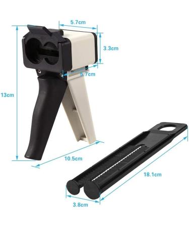 Delivery Tool Impression Universal 1:1/2:1 Cartridge Mixing Dispenser Delivery Caulking Gun 50ml - Buy Online on GoSupps.com