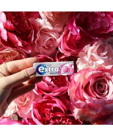 Wrigley's Extra White Bubblemint Sugarfree Chewing Gum Bubblemint Flavour With Xylitol Oral Hygiene for Healthy Teeth & Gums 30 x 10 Packs - Buy Online on GoSupps.com