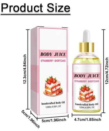 IFFANY Wild Plus Body Care Oil Body Juice Oil Strawberry Scent Handmade Suitable for Women with Dry Skin - Buy Online on GoSupps.com