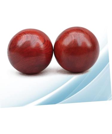 Buy TOVINANNA 2-Piece Hand Massage Roller - Rosewood Handball 6cm x 6cm Red | International Shipping Available - Buy Online on GoSupps.com
