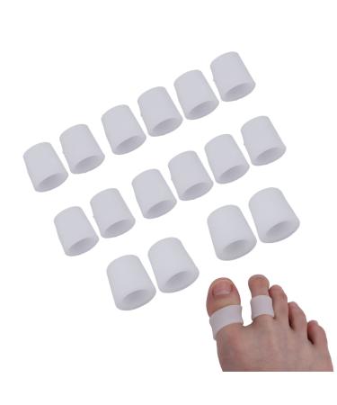8 Pairs Silicone Toe Sleeve Silicone Toe Protector Toe Guards for Corn Blisters Hammer Toe Men Women Pain Relief Toe Protector Cover for Feet Toe and Provide Relief from Corns