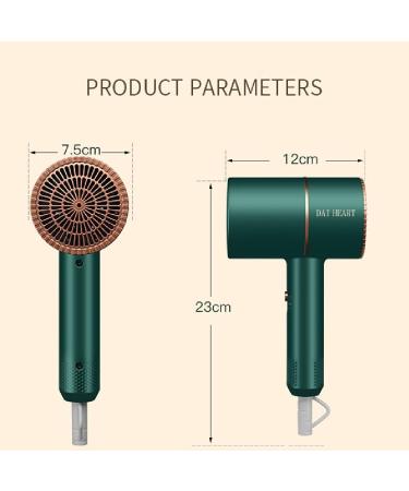 Hair Dryer High Power Hair Dryer 3 Mode Temperature Cycling Blow Dryer Multiple Negative Ion Hair Dryer Hair Dryers & Accessories (Green) - Buy Online on GoSupps.com