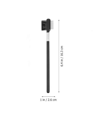 FRCOLOR 3Pcs Eyelash Brush & Eyebrow Comb Set | Dual Comb Makeup Tool for Women & Girls | Perfect for Eyelash & Eyebrow Care - Buy Online on GoSupps.com