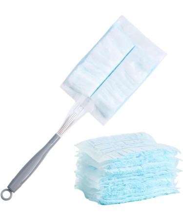 Fluffy Duster Refill Disposable Duster Refill Hand Duster Refill Replacement Duster Head with 10 Refills 1 Handle for Home Cleaning 11PCS/Set - Buy Online on GoSupps.com