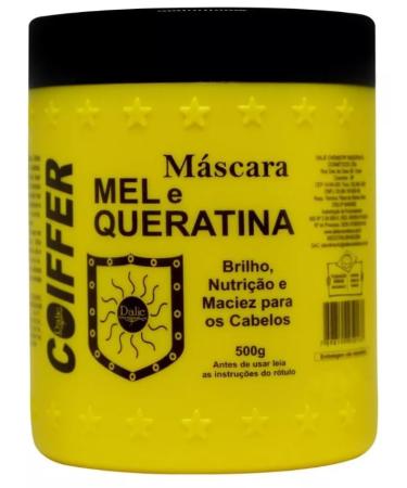 Dalie Coiffer Honey and Keratin Mask 17.63 oz Deep Restoration for Damaged Hair