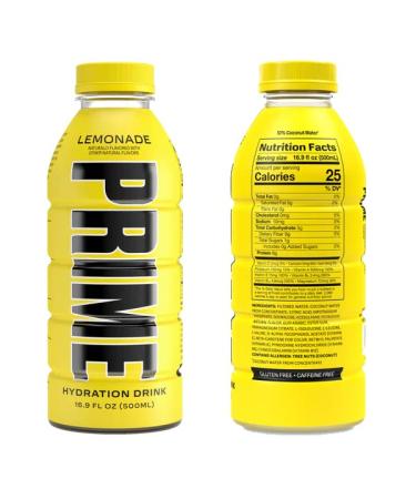 Prime Hydration Sports Drink by Logan Paul & KSI Lemonade - 500ml