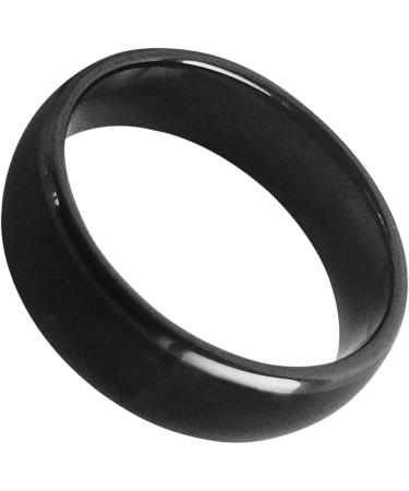 Waterproof Ceramic NFC Ring - Universal Type 2 215 Chip - All-Round Sensing Technology - Men/Women Fashion Ring (Size 8, Black) NFC 215 Ring - Buy Online on GoSupps.com