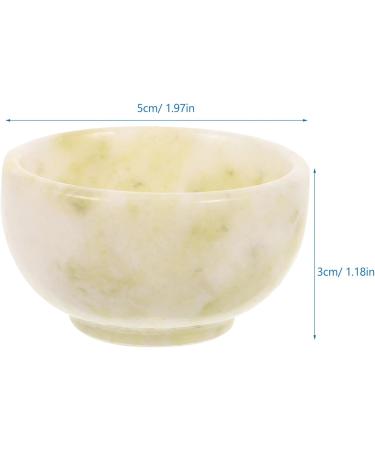COHEALI Jade & Marble Shaving Cream Bowl for Men - Premium Shaving Soap Dish - Buy Online on GoSupps.com