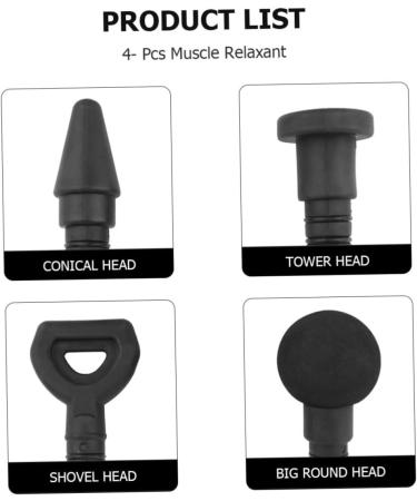FOMIYES 8 STK Fascia-Head Muscle Device Accessories | Head Vibration & Relaxation Tools | Massage Belt & Ball for Ultimate Relief - Buy Online on GoSupps.com