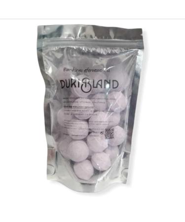 DURIBLAND 200g Effervescent Bath Bombs - For hand and foot baths. Antioxidant antiseptic purifying refreshing and toning properties (lavender).