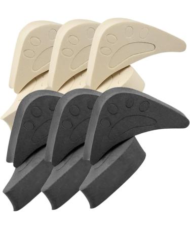 24 Pairs Toe Plug Adjustment Pads Forefoot Cushion & Heel Pad Inserts for Big Shoes & High Heels - Buy Online on GoSupps.com