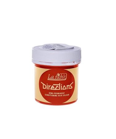 4 x New La Riche Directions Semi-Permanent Hair Color 88ml - Fluorescent Orange Fluorescent Orange 88 ml (pack of 4)