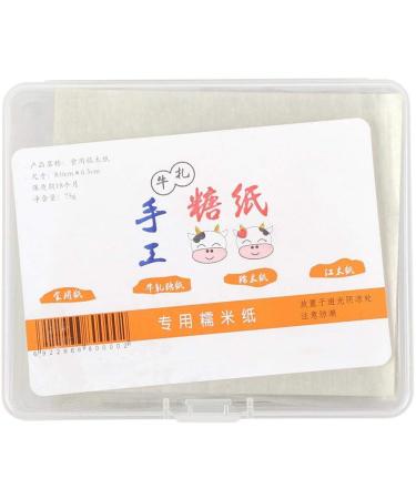 Wafer Paper-500Pcs Nougat Paper Edible Rice Wafer Paper Handmade Candy Wrapping Sheets - Buy Online on GoSupps.com