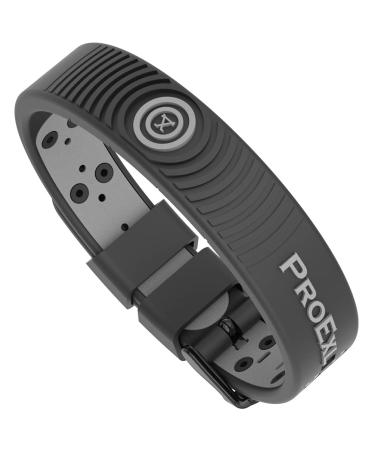 PROEXL Ultimate Magnetic Bracelet - Waterproof and Fits all Wrists - Stay Active Black Gray