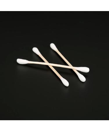 Toruiwa Double-Ended Cotton Swabs - Wooden Sticks for Makeup Removal Ear Cleaning & Wound Care - 100 Pieces - 8.5 x 2 x 7 cm - International Shipping Available - Buy Online on GoSupps.com