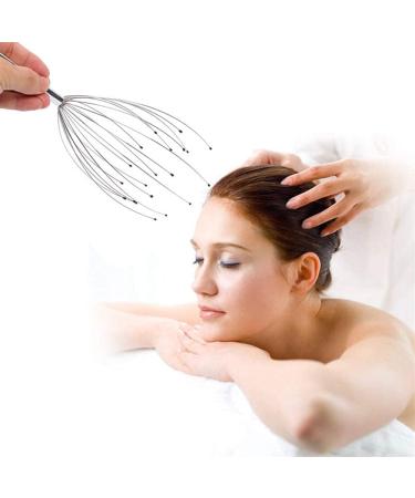 Head Massage Spider - 20 Finger Head Massager & Pull-Out Back Scratch Device | Ultimate Relaxation & Massage Therapy - Buy Online on GoSupps.com
