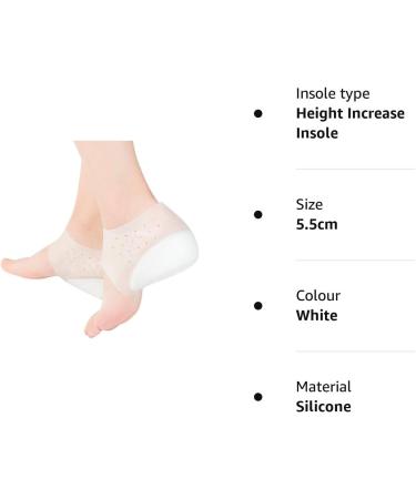 SUPVOX Height Increase Insoles - Gel Heel Lift Pads for Men and Women (5.5cm) - Buy Online on GoSupps.com