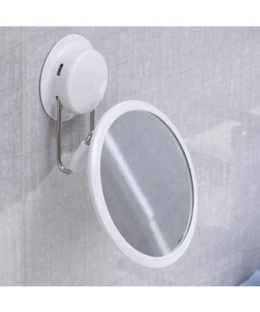 Tookie Fogless Shower Mirror - 360 Rotatable Stainless Steel Make Up Mirror for Bathroom - Buy Online on GoSupps.com