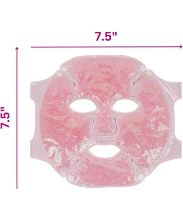 FOMI Hot Cold Gel Face Mask | Flexible Cooling Facial Relief for Headache Migraine Sinus Acne & Stress | International Shipping - Buy Online on GoSupps.com