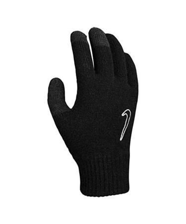 Nike Unisex Kids YA Knitted Tech and Grip 2.0 Gloves Black S/M 091 Black/Black/White - Buy Online on GoSupps.com