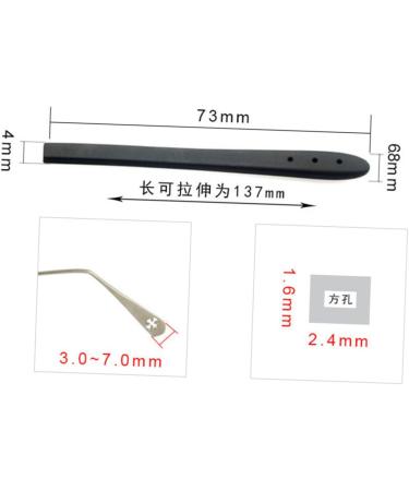 Buy Healeeved Silicone Anti-Slip Ironing Tips for Glasses - 30 Pairs of Glass Covers - Non-Slip Glass Frame Protectors - 7.3x0.68cm - International Shipping - Buy Online on GoSupps.com