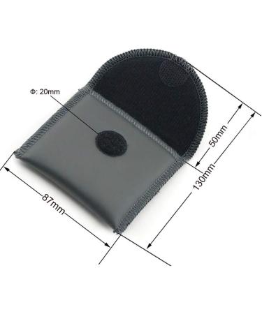 Hearing Aid Carrying Pouch Holder Carrier Storage Bag Black PU Material Protector for Hearing Aids - Buy Online on GoSupps.com