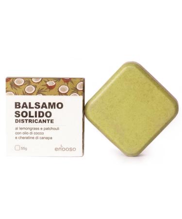 Apr s-shampooing solide d m lant pour cheveux secs et indisciplin s sans rin age - Lissant & Brillance avec huile de ricin et k ratine de chanvre - 100% Vegan Artisan Bio - Fabriqu en Italie