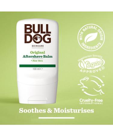 Bulldog Skincare Original After Shave Balm for Men 100ml - Soothes & Moisturises - Buy Online on GoSupps.com