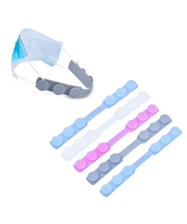 10-Piece Silicone Ear Hook Earrings | Adjustable Ear Pads for DIY Masks & Facial Protection - Buy Online on GoSupps.com