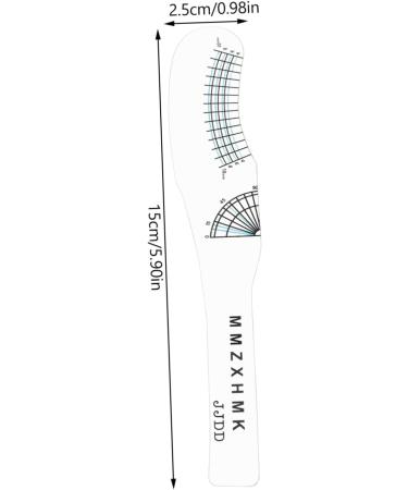 Balacoo 10pcs Eyelash Measuring Tool - Essential Lash Measure Ruler for Extensions & Techs - Perfect for Curly Eyelashes - Buy Online on GoSupps.com
