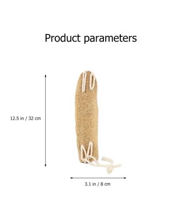 Milist Luffa Bath Towel & Shower Washer - Natural Back Scrubber & Travel Bath Brush - Buy Online on GoSupps.com